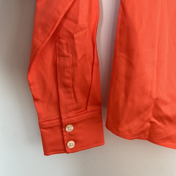 Banana Republic size 4 long sleeve coral - Picture 3 of 5